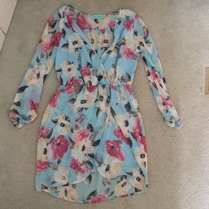 Filly Flair Boutique Floral wrap dress